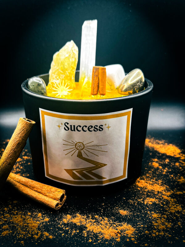 success candle crystal